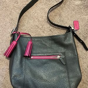 Gray Coach purse